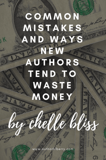 common mistakes and ways new authors tend to waste money